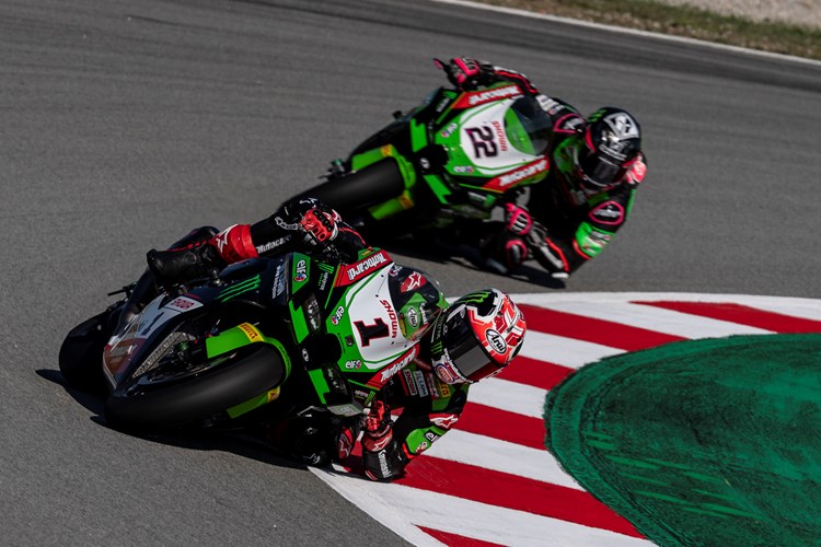 Jonathan Rea and Alex Lowes
